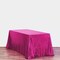 FUCHSIA Sequined 90x156" RECTANGLE TABLECLOTH Designer Wedding Party Linens